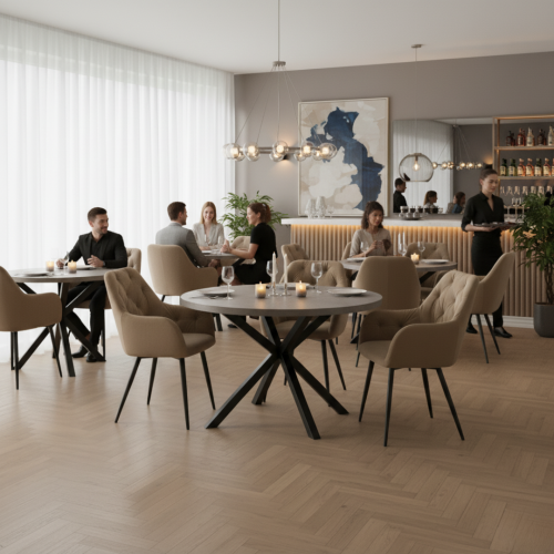 Dizajnové kreslo, béžová Velvet látka, VERIO NEW