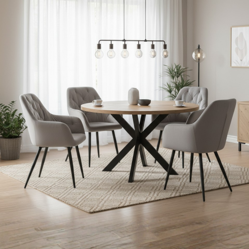 Dizajnové kreslo, sivá Velvet látka, VERIO NEW