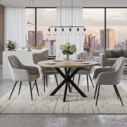 Dizajnové kreslo, sivá Velvet látka, VERIO NEW