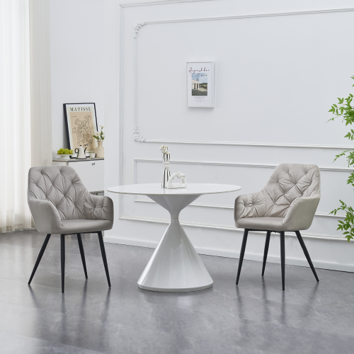 Dizajnové kreslo, sivá Velvet látka, VERIO NEW