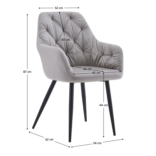 Dizajnové kreslo, sivá Velvet látka, VERIO NEW