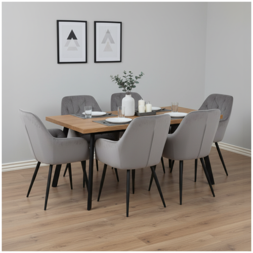 Dizajnové kreslo, sivá Velvet látka, VERIO NEW