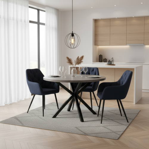 Dizajnové kreslo, čierna Velvet látka, VERIO NEW