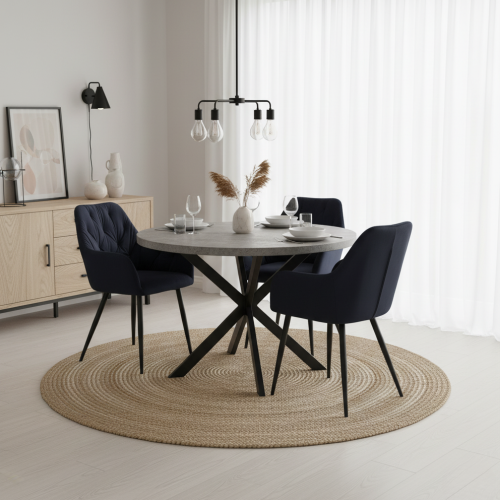 Dizajnové kreslo, čierna Velvet látka, VERIO NEW