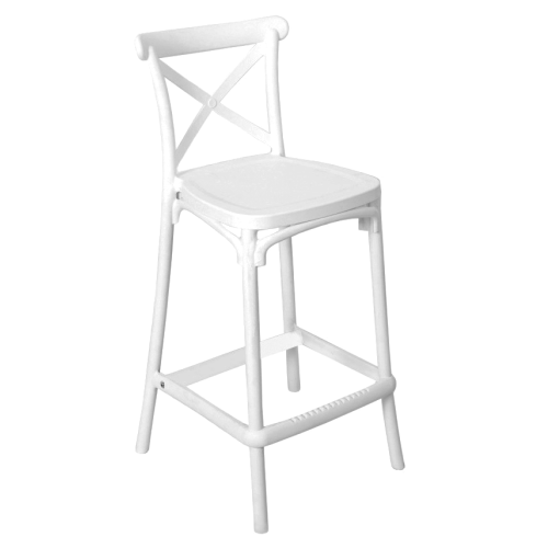 Barová stolička, biela, SAVITA TYP 2
