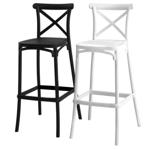 Barová stolička, biela, SAVITA TYP 2