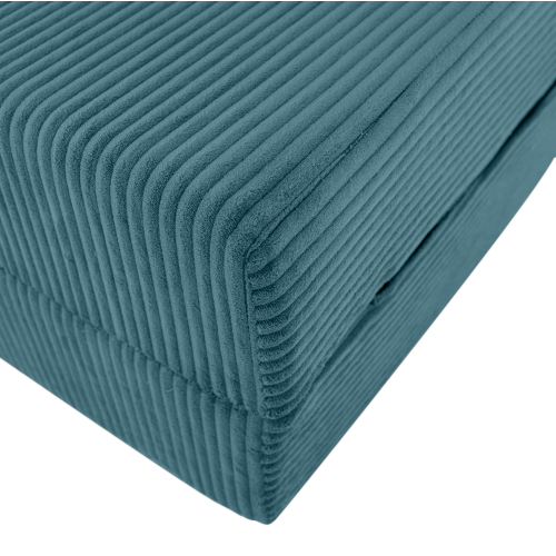 Skladací matrac/kreslo, 2v1, petrolejová, MALEN