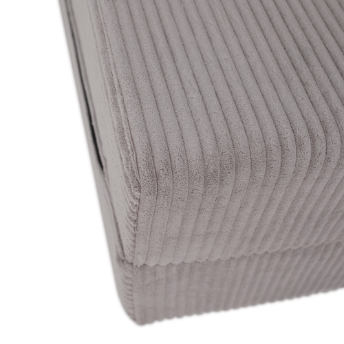 Skladací matrac/kreslo, 2v1, sivá, MALEN