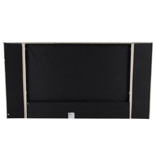 Posteľ s roštom a LED osvetlením, 160x200, béžová Velvet látka, ALTESA Posteľ s roštom a LED osvetlením, 160x200, béžová Velvet látka, ALTESA
