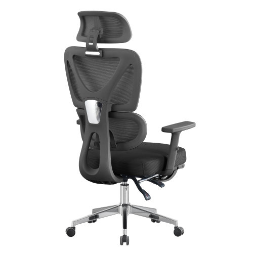 Kancelárske kreslo, čierna/chróm, DEMOS