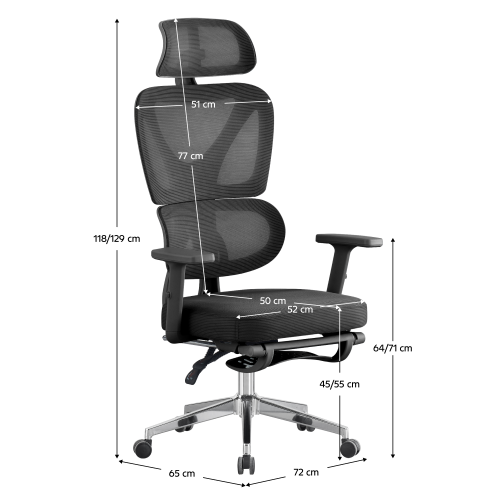 Kancelárske kreslo, čierna/chróm, DEMOS