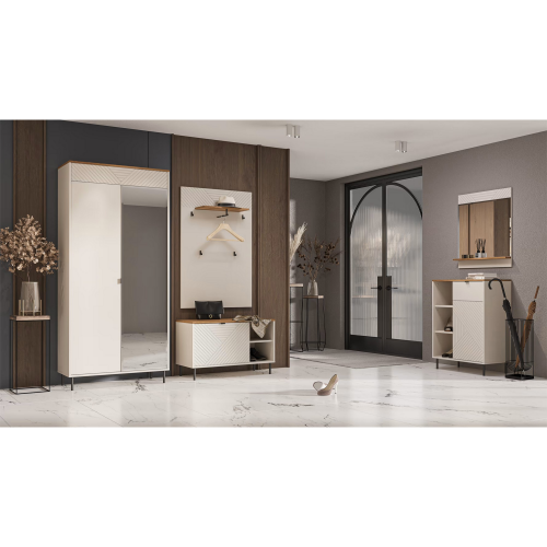 Skriňa, kašmír/dub castello, EYCO 2D/40