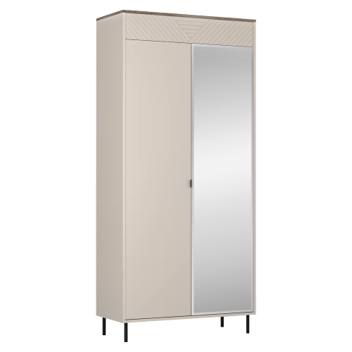 Skriňa, kašmír/dub castello, EYCO 2D/40