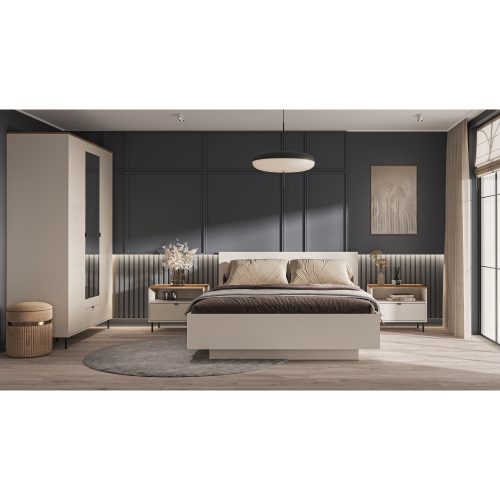 Skriňa, kašmír/dub castello, EYCO 4D