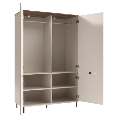 Skriňa, kašmír/dub castello, EYCO 4D