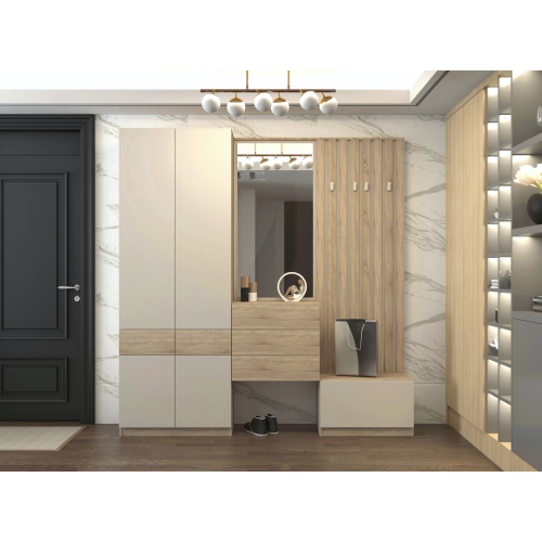 Skriňa, dub sonoma/kašmír, VERTIO SZF4D2S