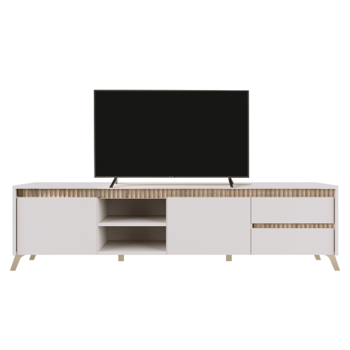 TV stolík, kašmír/dub sonoma, LONGY RTV2K2So