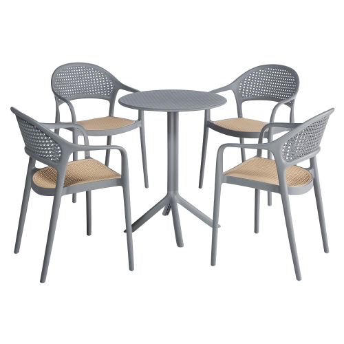 Záhradný stôl, sivá, SAILOR