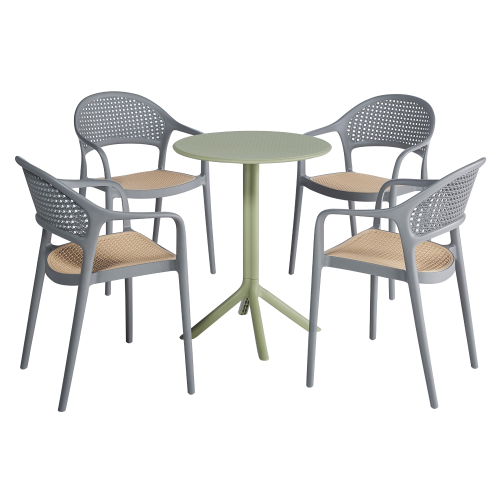 Záhradný stôl, zelená, SAILOR