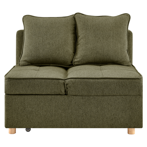 Rozkladacia pohovka, zelená, OSVALDO