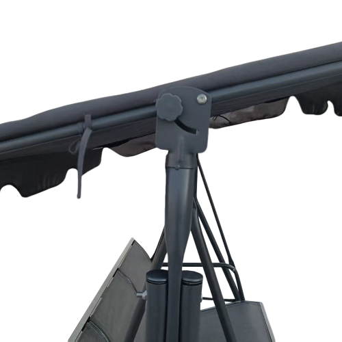 Záhradná hojdačka, sivá, ZERA