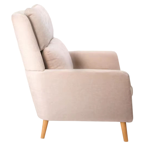 Relaxačné kreslo, béžová, DEMIR