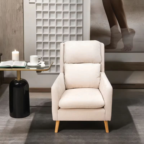 Relaxačné kreslo, béžová, DEMIR