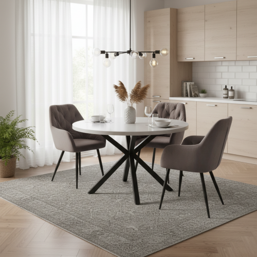 Dizajnové kreslo, hnedá Velvet látka, VERIO NEW