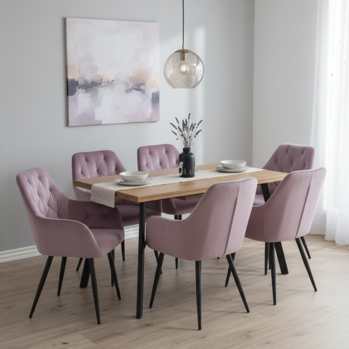 Dizajnové kreslo, ružová Velvet látka, VERIO NEW