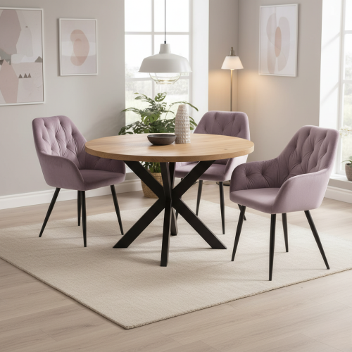 Dizajnové kreslo, ružová Velvet látka, VERIO NEW