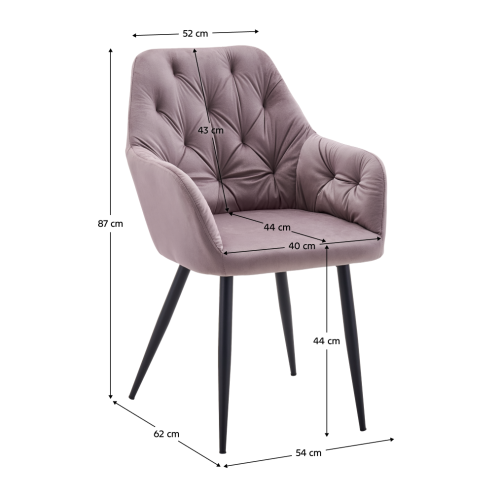 Dizajnové kreslo, ružová Velvet látka, VERIO NEW