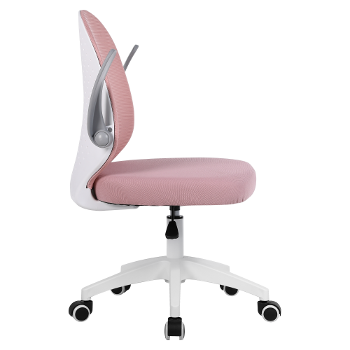 Kancelárske kreslo, ružová/biela, PASTURA