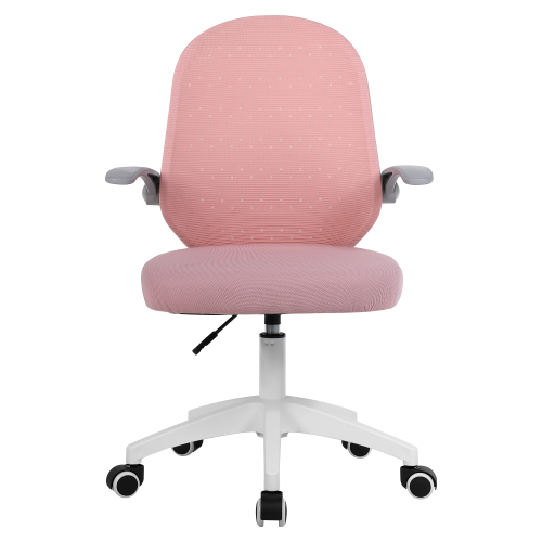 Kancelárske kreslo, ružová/biela, PASTURA