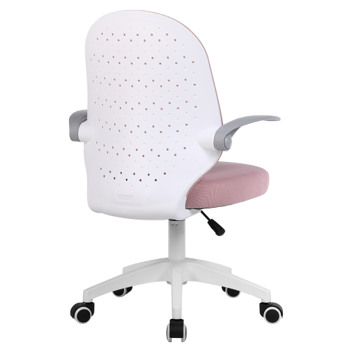 Kancelárske kreslo, ružová/biela, PASTURA