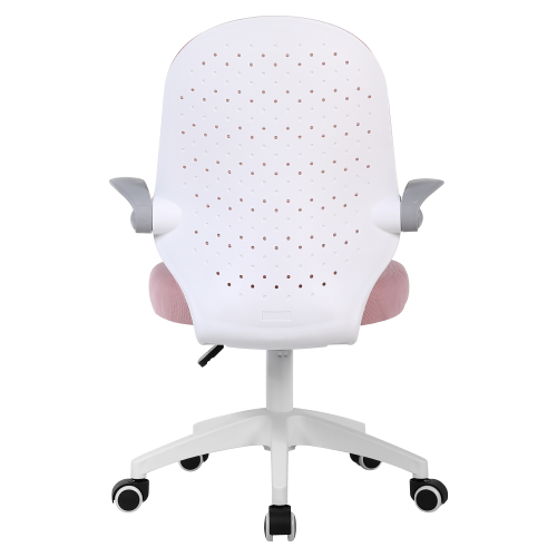 Kancelárske kreslo, ružová/biela, PASTURA
