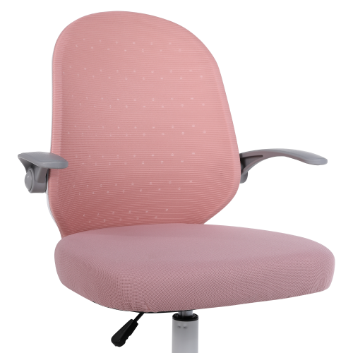 Kancelárske kreslo, ružová/biela, PASTURA