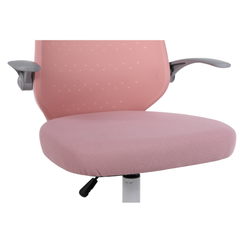 Kancelárske kreslo, ružová/biela, PASTURA