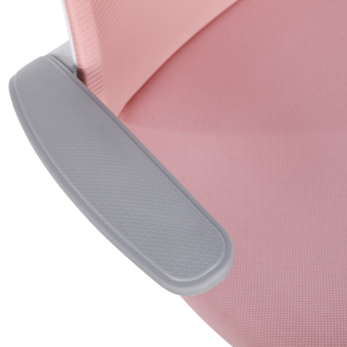 Kancelárske kreslo, ružová/biela, PASTURA