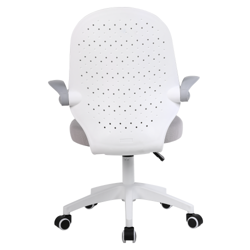 Kancelárske kreslo, sivá/biela, PASTURA