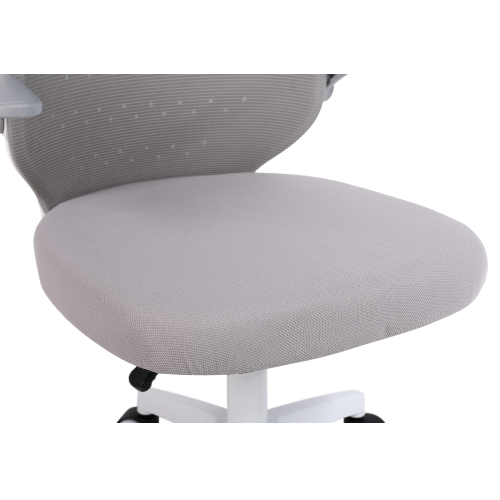 Kancelárske kreslo, sivá/biela, PASTURA