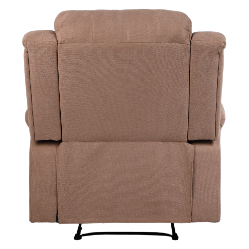 Relaxačné polohovacie kreslo, hnedá látka, ASKOY NEW