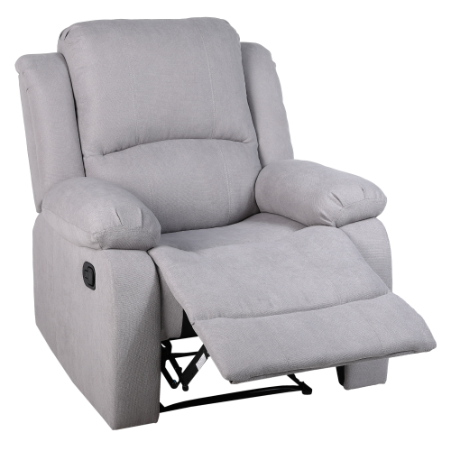 Relaxačné polohovacie kreslo, svetlosivá látka, ASKOY NEW Relaxačné polohovacie kreslo, svetlosivá látka, ASKOY NEW