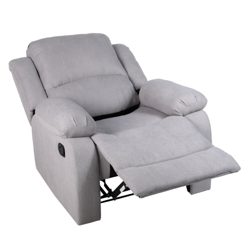 Relaxačné polohovacie kreslo, svetlosivá látka, ASKOY NEW Relaxačné polohovacie kreslo, svetlosivá látka, ASKOY NEW