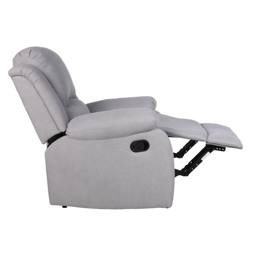 Relaxačné polohovacie kreslo, svetlosivá látka, ASKOY NEW Relaxačné polohovacie kreslo, svetlosivá látka, ASKOY NEW