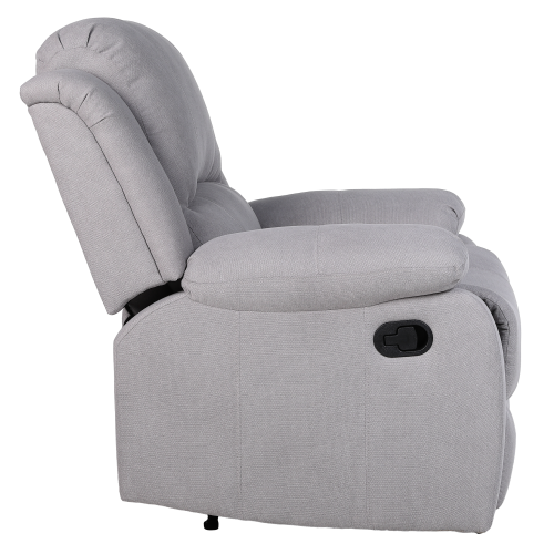 Relaxačné polohovacie kreslo, svetlosivá látka, ASKOY NEW Relaxačné polohovacie kreslo, svetlosivá látka, ASKOY NEW