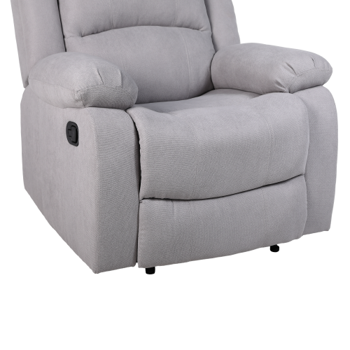 Relaxačné polohovacie kreslo, svetlosivá látka, ASKOY NEW Relaxačné polohovacie kreslo, svetlosivá látka, ASKOY NEW