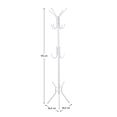 Vešiak, biely, LORIK TYP 1