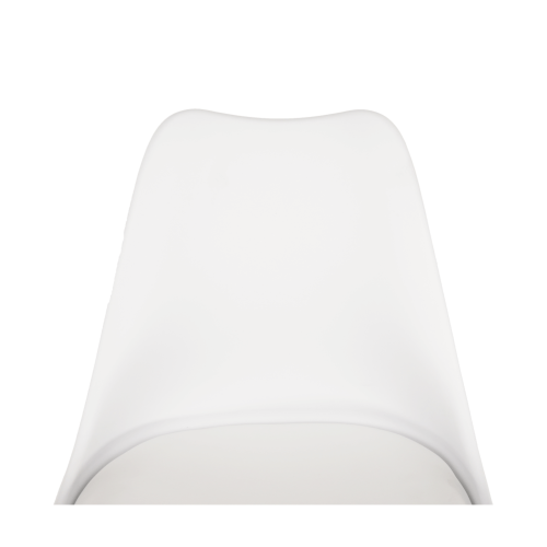 Stolička, biela/buk, BALI 3 NEW