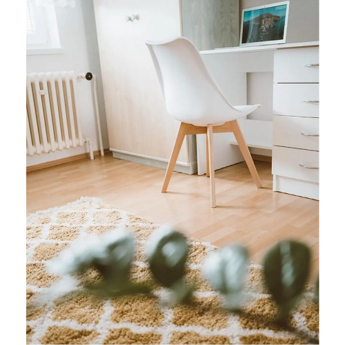 Stolička, biela/buk, BALI 3 NEW