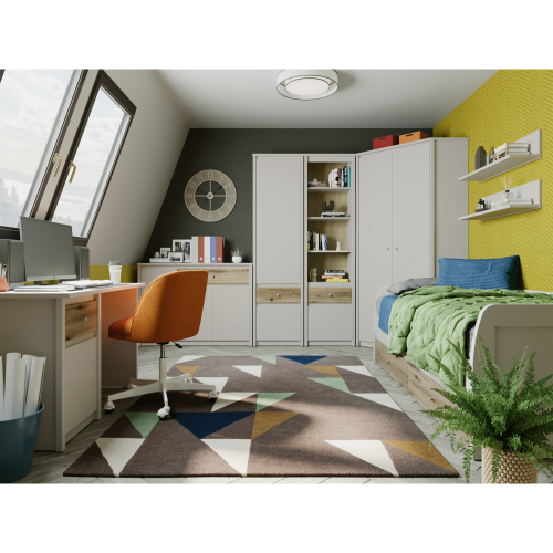 Skriňa, kašmír/dub evoke, KAROS 4D1S/70